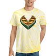 Canoe Heart Cute Minimalist Paddling Adventure Tie-Dye T-Shirts Yellow Tie-Dye