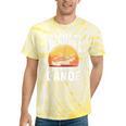 Canoe Old Man Sleeveless Tie-Dye T-Shirts Yellow Tie-Dye