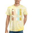 Canoe Vintage Canoeing Retro Canoe Paddling Premium Tri-Blend Tie-Dye T-Shirts Yellow Tie-Dye