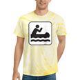 Cool Outdoor Water Sport Canoe Raglan Baseball Tee Tie-Dye T-Shirts Yellow Tie-Dye