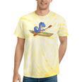 Kayak T Rex Dinosaur Canoe Shirt Kayak For Children Tie-Dye T-Shirts Yellow Tie-Dye