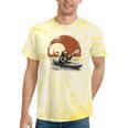 Kayaking Sloth Kayak Kayaker Canoe Paddling Tie-Dye T-Shirts Yellow Tie-Dye