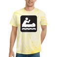 Outdoors Water Sports Canoe Canoeist Raglan Baseball Tee Tie-Dye T-Shirts Yellow Tie-Dye