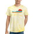 Paddling Canoe Retro Vintage For Canoeists And Paddle Tie-Dye T-Shirts Yellow Tie-Dye