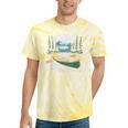 Solo Canoe Tourer Who Knows Every Rapid Campsite Portage Tie-Dye T-Shirts Yellow Tie-Dye