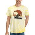 Women's Kayaking Sloth Kayak Kayaker Canoe Paddling Tie-Dye T-Shirts Yellow Tie-Dye