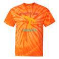 Anything You Canoe I Canoe Better Vintage Quote Sleeveless Tie-Dye T-Shirts Orange Tie-Dye
