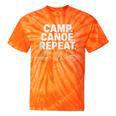 Camp Canoe Repeat Outdoor Adventure Tie-Dye T-Shirts Orange Tie-Dye