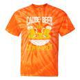 Canoe Beer Campfire Repeat Kayak Canoe Tie-Dye T-Shirts Orange Tie-Dye
