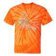 Canoe Canoeing Kayak Paddling Canoeist Raglan Baseball Tee Tie-Dye T-Shirts Orange Tie-Dye
