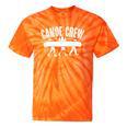 Canoe Crew Canoeing Comfort Colors Crop Top Tie-Dye T-Shirts Orange Tie-Dye