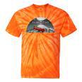 Canoe Lover Time To Paddle Raglan Baseball Tee Tie-Dye T-Shirts Orange Tie-Dye