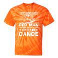 Canoe Old Man Canoeing Comfort Colors Adult Sweatshirt Tie-Dye T-Shirts Orange Tie-Dye