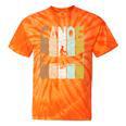 Canoe Vintage Canoeing Retro Canoe Paddling Premium Tri-Blend Tie-Dye T-Shirts Orange Tie-Dye
