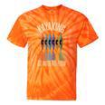 Kayak And Canoe Lake Fun Raglan Baseball Tee Tie-Dye T-Shirts Orange Tie-Dye