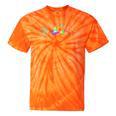 Kayaking Heartbeat Tie Dye Canoe Boating Kayaks Tie-Dye T-Shirts Orange Tie-Dye