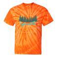 Kayaking Outdoor Water Sports Canoeing Paddle Kayak Tie-Dye T-Shirts Orange Tie-Dye