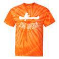 Lake Superior Bear Canoe Upper Peninsula For Yooper Tie-Dye T-Shirts Orange Tie-Dye
