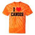 I Love Canoes Tie-Dye T-Shirts Orange Tie-Dye I Love Canoes Tie-Dye T-Shirts Orange Tie-Dye