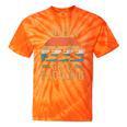 I Need A Good Paddling Retro Sunset Canoe Raglan Baseball Tee Tie-Dye T-Shirts Orange Tie-Dye