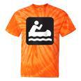 Outdoors Water Sports Canoe Canoeist Raglan Baseball Tee Tie-Dye T-Shirts Orange Tie-Dye