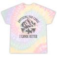Canoe Canoeing Tie-Dye T-Shirts Hazy Rainbow Tie-Dye