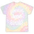 Canoe Canoeing Vintage Canoeing Is My Sport Tie-Dye T-Shirts Hazy Rainbow Tie-Dye