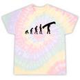 Canoe Evolution Canoeing Shirt T-Shirt Tie-Dye T-Shirts Hazy Rainbow Tie-Dye