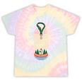 Canoe Hair Club Paddling Retro Comfort Colors Crop Top Tie-Dye T-Shirts Hazy Rainbow Tie-Dye