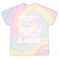 Canoe Old Man Canoeing Comfort Colors Adult Sweatshirt Tie-Dye T-Shirts Hazy Rainbow Tie-Dye