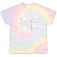 Canoeing Girl Raglan Baseball Tee Tie-Dye T-Shirts Hazy Rainbow Tie-Dye