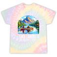 I Like Canoeing And Maybe 3 People Canoe Tie-Dye T-Shirts Hazy Rainbow Tie-Dye