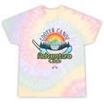 Cooter Canoe Purewick Nursing ICU ED ER Med Surg Nurse Tie-Dye T-Shirts Hazy Rainbow Tie-Dye