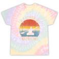 I'D Rather Be Kayaking Canoe Boating Vintage Kayak Tie-Dye T-Shirts Hazy Rainbow Tie-Dye