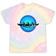 Kai Outrigger Canoe Hawaii Aloha State Paddling Retro Tie-Dye T-Shirts Hazy Rainbow Tie-Dye