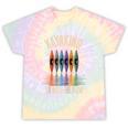 Kayak And Canoe Lake Fun Raglan Baseball Tee Tie-Dye T-Shirts Hazy Rainbow Tie-Dye