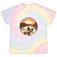 Kayak Kayaker Canoes-Boating Water-Paddle Canadier-Canoe Raglan Baseball Tee Tie-Dye T-Shirts Hazy Rainbow Tie-Dye