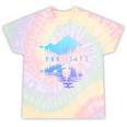 Kayak Kayak Vintage Mountains Canoe Kayak Tie-Dye T-Shirts Hazy Rainbow Tie-Dye