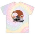 Kayaking Sloth Kayak Kayaker Canoe Paddling Tie-Dye T-Shirts Hazy Rainbow Tie-Dye