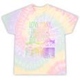 Love Many Trust Few Always Paddle Your Own Canoe Canoes Tie-Dye T-Shirts Hazy Rainbow Tie-Dye