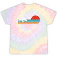 Paddling Canoe Retro Vintage For Canoeists And Paddle Tie-Dye T-Shirts Hazy Rainbow Tie-Dye