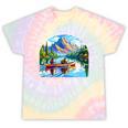 Queen Of The Canoe Canoeing Tie-Dye T-Shirts Hazy Rainbow Tie-Dye