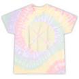 Retro Vintage Canoe Paddles Crossing Canoe & Kayaking Tie-Dye T-Shirts Hazy Rainbow Tie-Dye