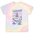 Women's Canoe Wilderness Gear Vintage Chart Collection Illustration Tie-Dye T-Shirts Hazy Rainbow Tie-Dye