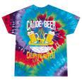 Canoe Beer Campfire Repeat Kayak Canoe Tie-Dye T-Shirts Festival Tie-Dye