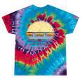 Canoe Canoeing Vintage Sunset Tie-Dye T-Shirts Festival Tie-Dye