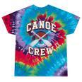Canoe Crew Paddling Team Retro Graphic Tie-Dye T-Shirts Festival Tie-Dye