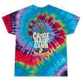 Canoe Hair Club Paddling Retro Comfort Colors Crop Top Tie-Dye T-Shirts Festival Tie-Dye