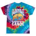 Canoe Old Man Sleeveless Tie-Dye T-Shirts Festival Tie-Dye