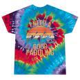 I Need A Good Paddling Retro Sunset Canoe Raglan Baseball Tee Tie-Dye T-Shirts Festival Tie-Dye